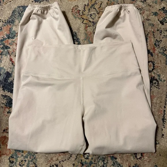 Aerie Offline the Hugger High waisted cinch Cream jogger - Picture 3 of 7